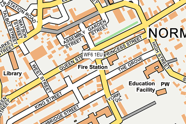 WF6 1EU map - OS OpenMap – Local (Ordnance Survey) WF6 1EU map - OS OpenMap – Local (Ordnance Survey)