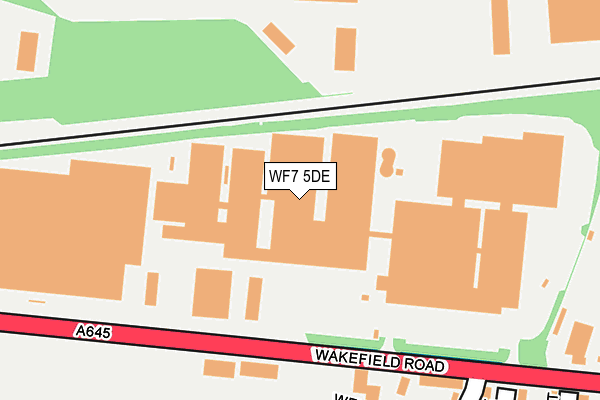 WF7 5DE map - OS OpenMap – Local (Ordnance Survey) WF7 5DE map - OS OpenMap – Local (Ordnance Survey)