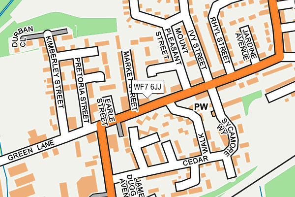 WF7 6JJ map - OS OpenMap – Local (Ordnance Survey) WF7 6JJ map - OS OpenMap – Local (Ordnance Survey)