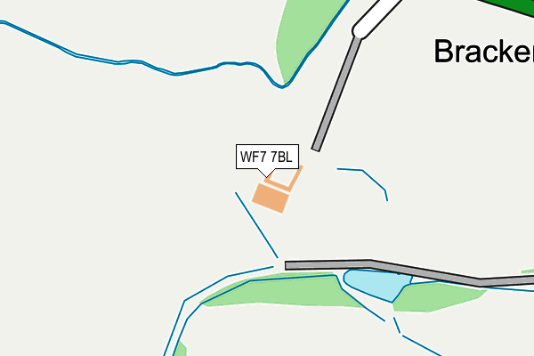WF7 7BL map - OS OpenMap – Local (Ordnance Survey) WF7 7BL map - OS OpenMap – Local (Ordnance Survey)
