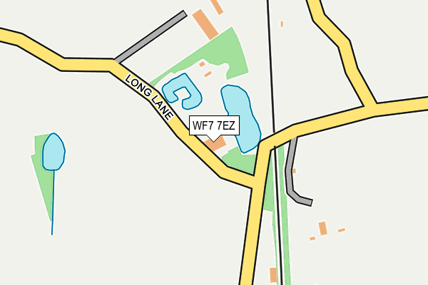 WF7 7EZ map - OS OpenMap – Local (Ordnance Survey) WF7 7EZ map - OS OpenMap – Local (Ordnance Survey)