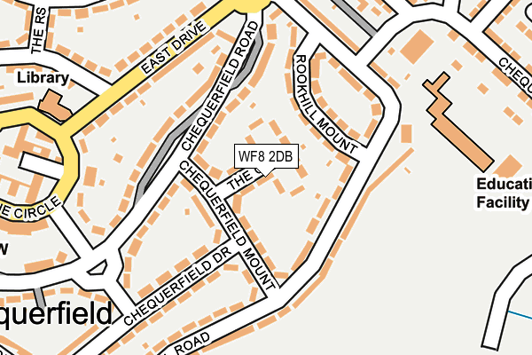 WF8 2DB map - OS OpenMap – Local (Ordnance Survey) WF8 2DB map - OS OpenMap – Local (Ordnance Survey)
