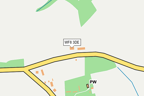 WF8 3DE map - OS OpenMap – Local (Ordnance Survey) WF8 3DE map - OS OpenMap – Local (Ordnance Survey)