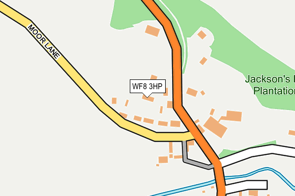 WF8 3HP map - OS OpenMap – Local (Ordnance Survey) WF8 3HP map - OS OpenMap – Local (Ordnance Survey)