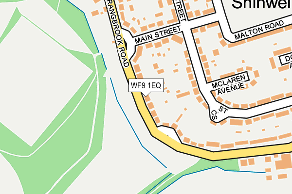 WF9 1EQ map - OS OpenMap – Local (Ordnance Survey) WF9 1EQ map - OS OpenMap – Local (Ordnance Survey)
