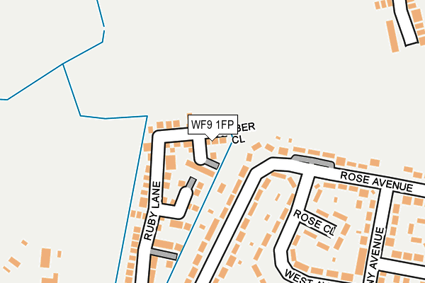 WF9 1FP map - OS OpenMap – Local (Ordnance Survey) WF9 1FP map - OS OpenMap – Local (Ordnance Survey)