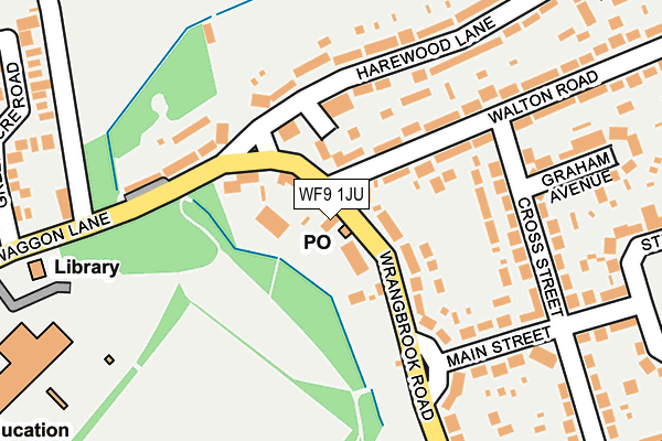 WF9 1JU map - OS OpenMap – Local (Ordnance Survey) WF9 1JU map - OS OpenMap – Local (Ordnance Survey)