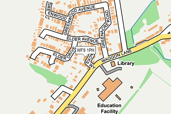WF9 1PH map - OS OpenMap – Local (Ordnance Survey) WF9 1PH map - OS OpenMap – Local (Ordnance Survey)