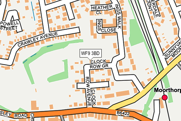 WF9 3BD map - OS OpenMap – Local (Ordnance Survey) WF9 3BD map - OS OpenMap – Local (Ordnance Survey)