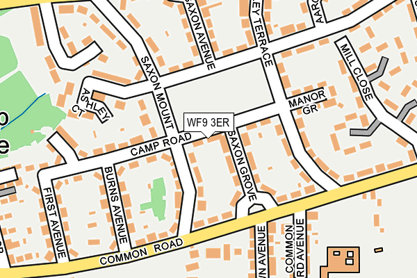 WF9 3ER map - OS OpenMap – Local (Ordnance Survey) WF9 3ER map - OS OpenMap – Local (Ordnance Survey)