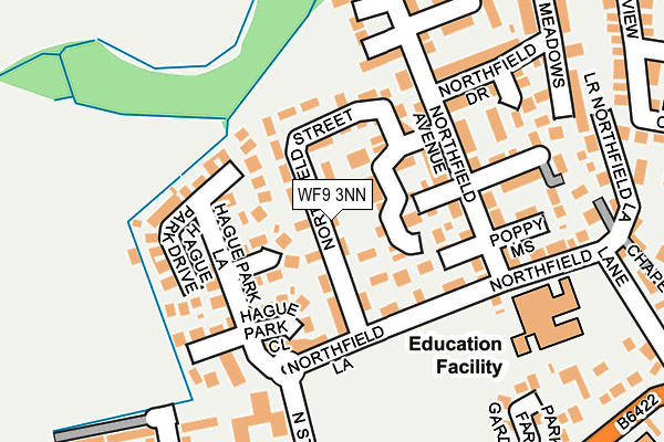 WF9 3NN map - OS OpenMap – Local (Ordnance Survey) WF9 3NN map - OS OpenMap – Local (Ordnance Survey)