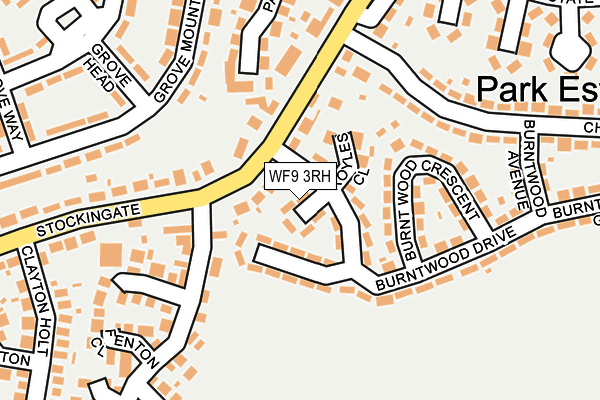WF9 3RH map - OS OpenMap – Local (Ordnance Survey) WF9 3RH map - OS OpenMap – Local (Ordnance Survey)