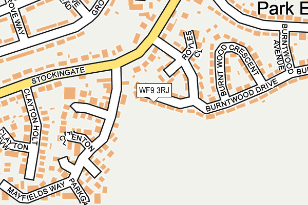 WF9 3RJ map - OS OpenMap – Local (Ordnance Survey) WF9 3RJ map - OS OpenMap – Local (Ordnance Survey)