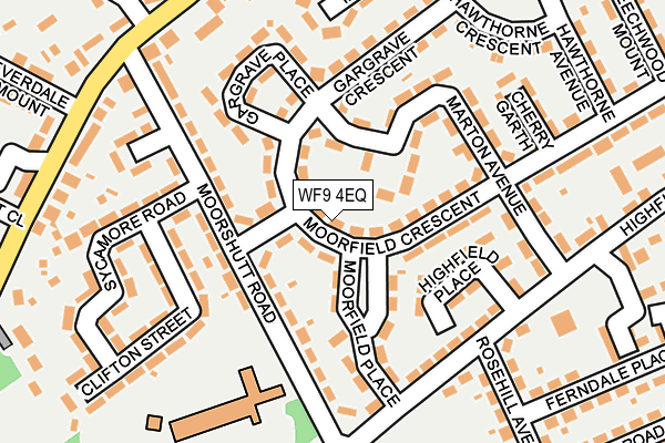 WF9 4EQ map - OS OpenMap – Local (Ordnance Survey) WF9 4EQ map - OS OpenMap – Local (Ordnance Survey)