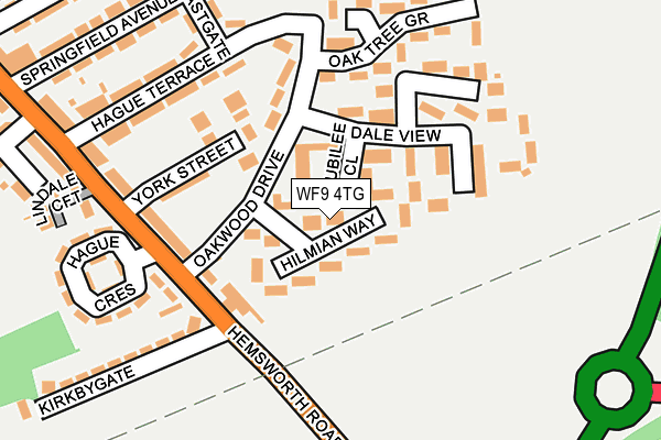 WF9 4TG map - OS OpenMap – Local (Ordnance Survey) WF9 4TG map - OS OpenMap – Local (Ordnance Survey)