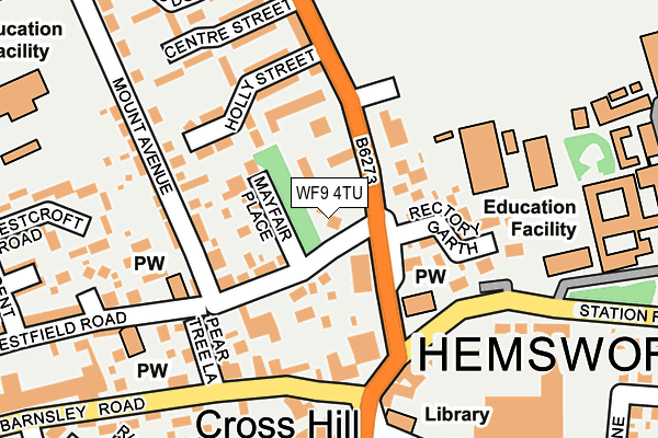 WF9 4TU map - OS OpenMap – Local (Ordnance Survey) WF9 4TU map - OS OpenMap – Local (Ordnance Survey)