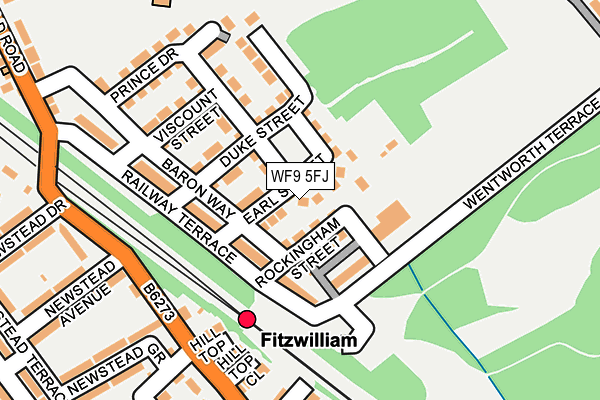 WF9 5FJ map - OS OpenMap – Local (Ordnance Survey) WF9 5FJ map - OS OpenMap – Local (Ordnance Survey)