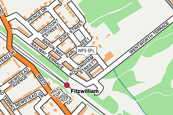 WF9 5FL map - OS OpenMap – Local (Ordnance Survey) WF9 5FL map - OS OpenMap – Local (Ordnance Survey)