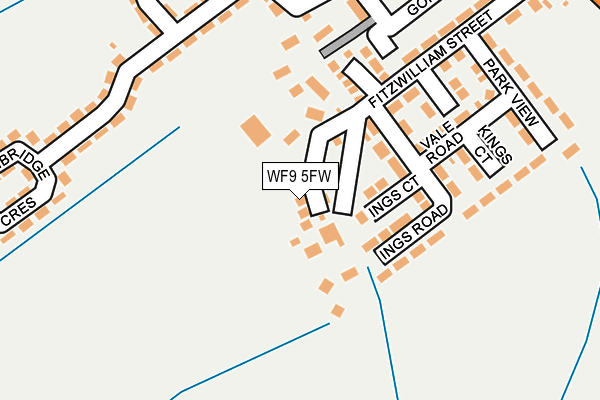 WF9 5FW map - OS OpenMap – Local (Ordnance Survey) WF9 5FW map - OS OpenMap – Local (Ordnance Survey)