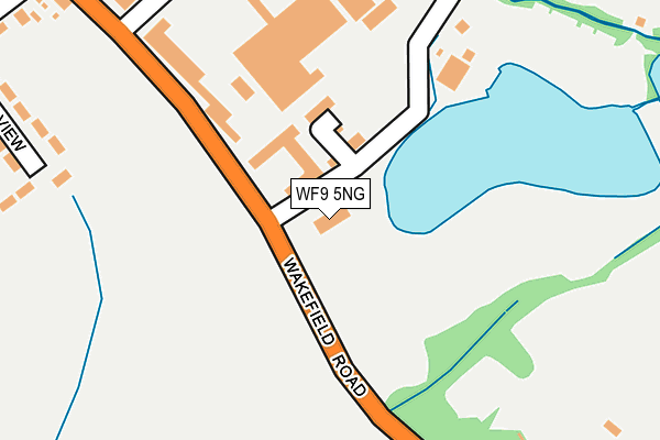 WF9 5NG map - OS OpenMap – Local (Ordnance Survey) WF9 5NG map - OS OpenMap – Local (Ordnance Survey)