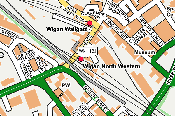 WN1 1BJ map - OS OpenMap – Local (Ordnance Survey) WN1 1BJ map - OS OpenMap – Local (Ordnance Survey)
