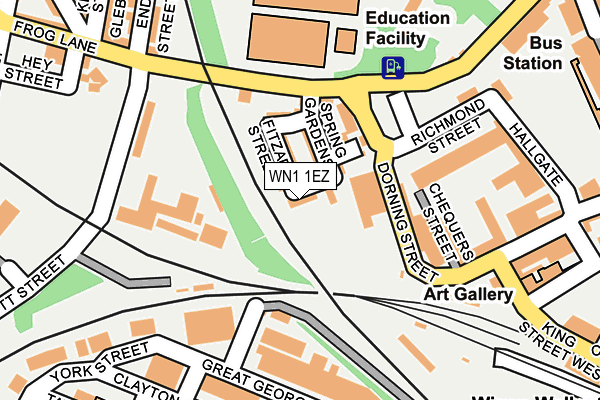 WN1 1EZ map - OS OpenMap – Local (Ordnance Survey) WN1 1EZ map - OS OpenMap – Local (Ordnance Survey)
