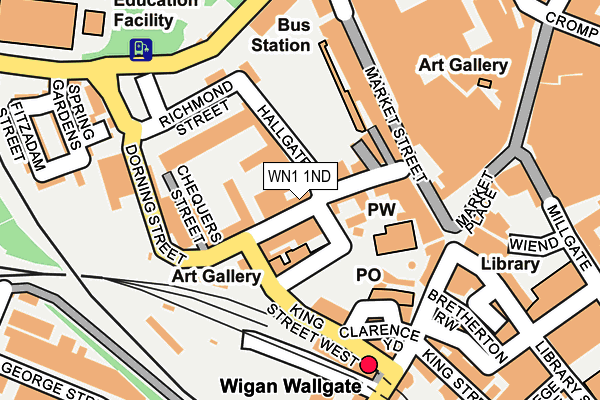 WN1 1ND map - OS OpenMap – Local (Ordnance Survey) WN1 1ND map - OS OpenMap – Local (Ordnance Survey)
