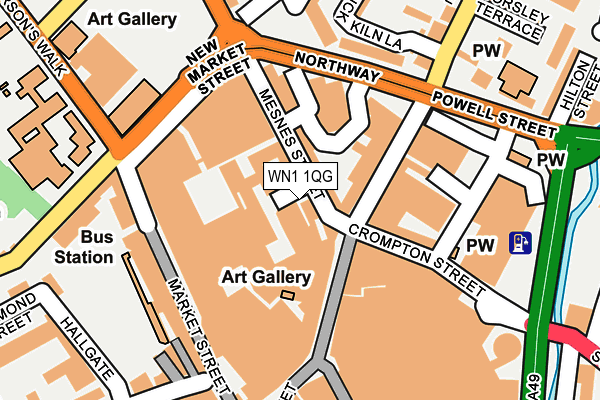 WN1 1QG map - OS OpenMap – Local (Ordnance Survey) WN1 1QG map - OS OpenMap – Local (Ordnance Survey)