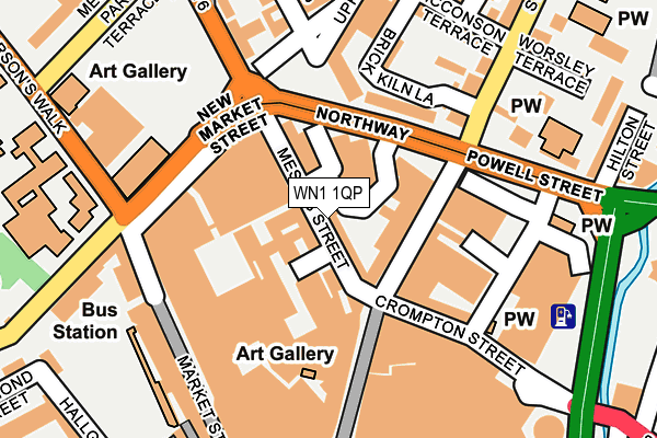 WN1 1QP map - OS OpenMap – Local (Ordnance Survey)