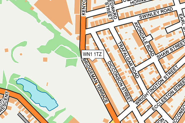 WN1 1TZ map - OS OpenMap – Local (Ordnance Survey) WN1 1TZ map - OS OpenMap – Local (Ordnance Survey)