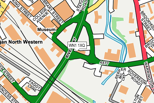 WN1 1XQ map - OS OpenMap – Local (Ordnance Survey) WN1 1XQ map - OS OpenMap – Local (Ordnance Survey)