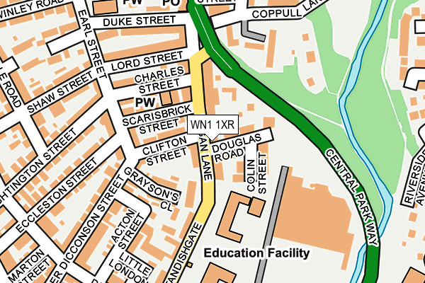WN1 1XR map - OS OpenMap – Local (Ordnance Survey) WN1 1XR map - OS OpenMap – Local (Ordnance Survey)