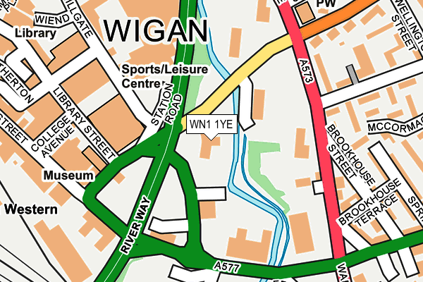 WN1 1YE map - OS OpenMap – Local (Ordnance Survey) WN1 1YE map - OS OpenMap – Local (Ordnance Survey)