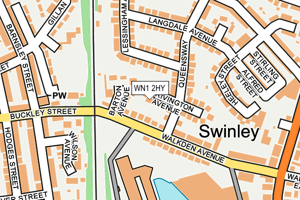 WN1 2HY map - OS OpenMap – Local (Ordnance Survey) WN1 2HY map - OS OpenMap – Local (Ordnance Survey)