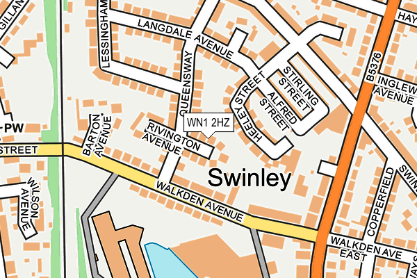 WN1 2HZ map - OS OpenMap – Local (Ordnance Survey) WN1 2HZ map - OS OpenMap – Local (Ordnance Survey)