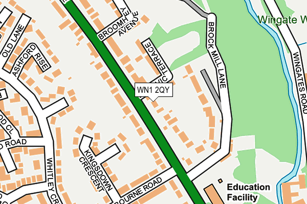 WN1 2QY map - OS OpenMap – Local (Ordnance Survey) WN1 2QY map - OS OpenMap – Local (Ordnance Survey)