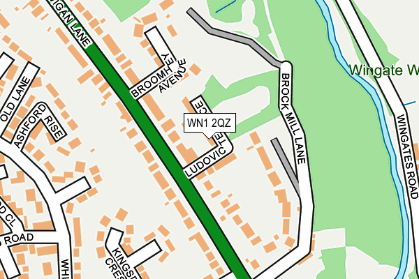 WN1 2QZ map - OS OpenMap – Local (Ordnance Survey) WN1 2QZ map - OS OpenMap – Local (Ordnance Survey)