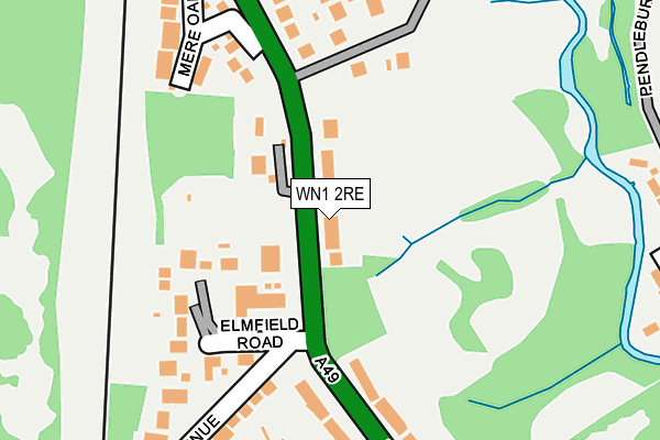 WN1 2RE map - OS OpenMap – Local (Ordnance Survey) WN1 2RE map - OS OpenMap – Local (Ordnance Survey)