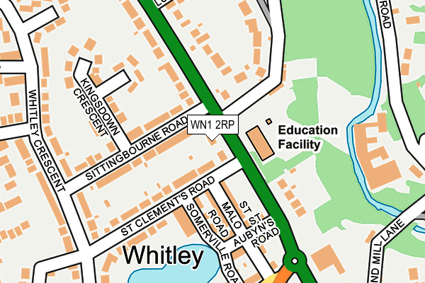 WN1 2RP map - OS OpenMap – Local (Ordnance Survey)