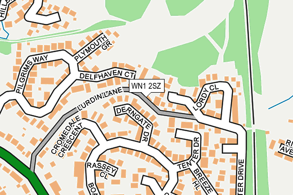 WN1 2SZ map - OS OpenMap – Local (Ordnance Survey) WN1 2SZ map - OS OpenMap – Local (Ordnance Survey)