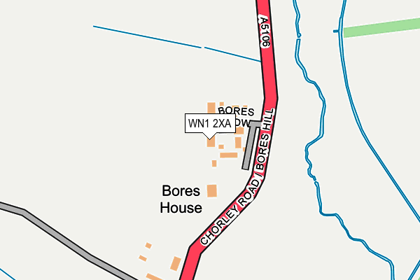 WN1 2XA map - OS OpenMap – Local (Ordnance Survey) WN1 2XA map - OS OpenMap – Local (Ordnance Survey)