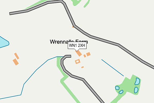 WN1 2XH map - OS OpenMap – Local (Ordnance Survey)