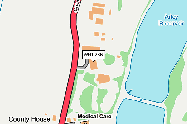WN1 2XN map - OS OpenMap – Local (Ordnance Survey) WN1 2XN map - OS OpenMap – Local (Ordnance Survey)