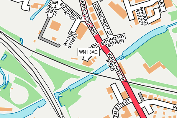 WN1 3AQ map - OS OpenMap – Local (Ordnance Survey) WN1 3AQ map - OS OpenMap – Local (Ordnance Survey)