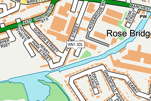 WN1 3DL map - OS OpenMap – Local (Ordnance Survey)