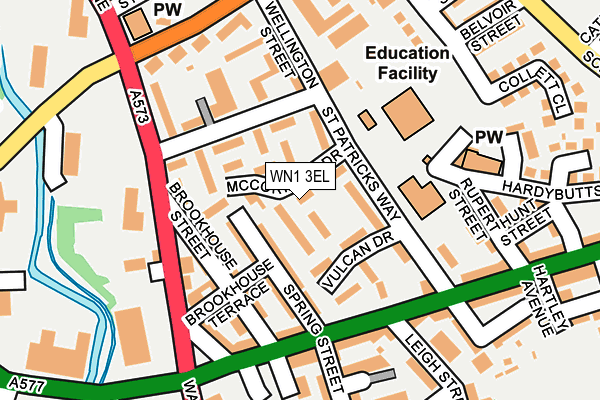 WN1 3EL map - OS OpenMap – Local (Ordnance Survey) WN1 3EL map - OS OpenMap – Local (Ordnance Survey)