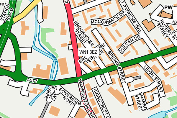 WN1 3EZ map - OS OpenMap – Local (Ordnance Survey) WN1 3EZ map - OS OpenMap – Local (Ordnance Survey)