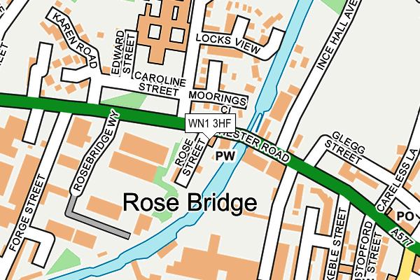 WN1 3HF map - OS OpenMap – Local (Ordnance Survey) WN1 3HF map - OS OpenMap – Local (Ordnance Survey)