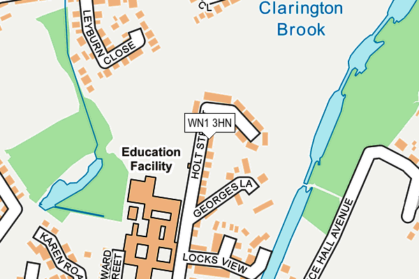 WN1 3HN map - OS OpenMap – Local (Ordnance Survey) WN1 3HN map - OS OpenMap – Local (Ordnance Survey)