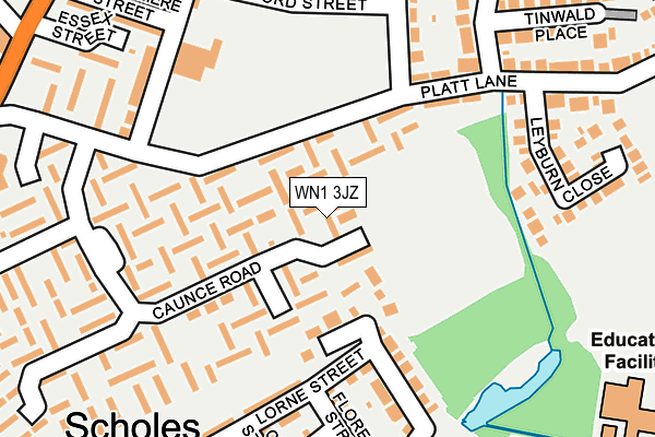 WN1 3JZ map - OS OpenMap – Local (Ordnance Survey) WN1 3JZ map - OS OpenMap – Local (Ordnance Survey)